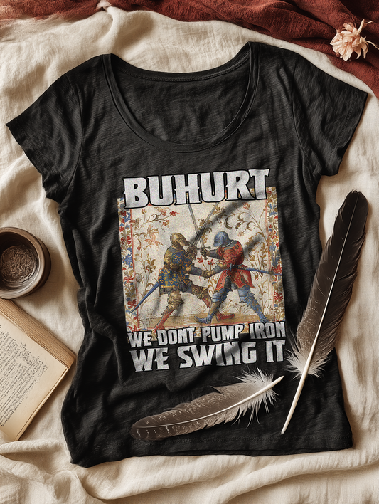 Stundenbuch Buhurt We Swing It Damen Shirt - Frauen Bio Lightweight T-Shirt