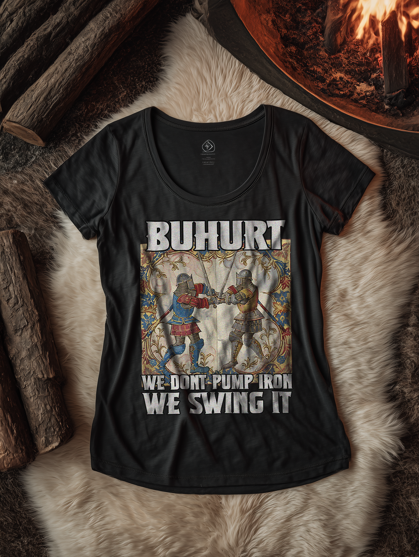 Buhurt Stundenbuch We Swing It Damen T-Shirt - Frauen Bio Lightweight T-Shirt