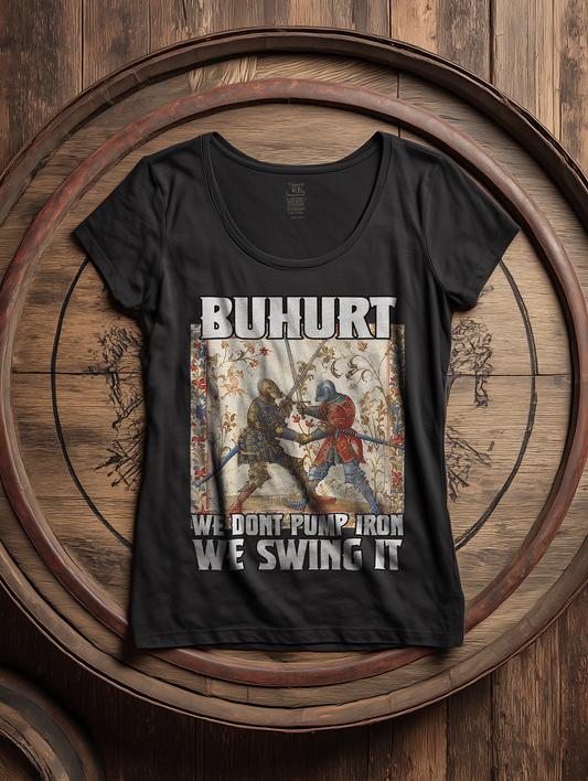 Stundenbuch Buhurt We Swing It Damen Shirt - Frauen Bio Lightweight T-Shirt