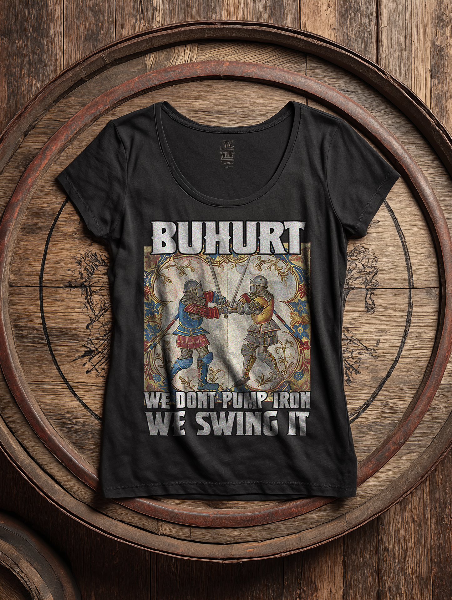 Buhurt Stundenbuch We Swing It Damen T-Shirt - Frauen Bio Lightweight T-Shirt