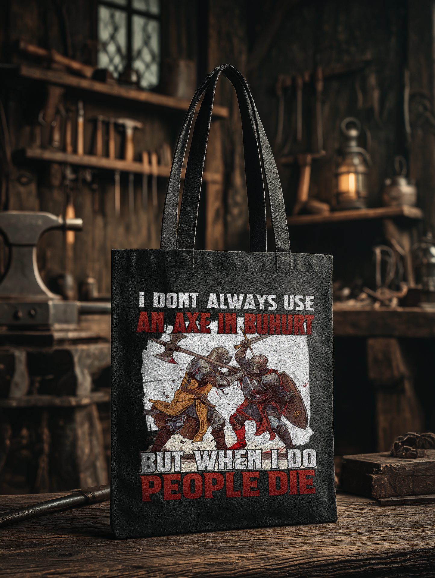 I Don’t Always Use an Axe |  Buhurt Bio Stoffbeutel