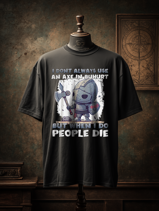 Buhurt Chibi Axt Shirt 240g Oversize | HEMA Mittelalter T-Shirt