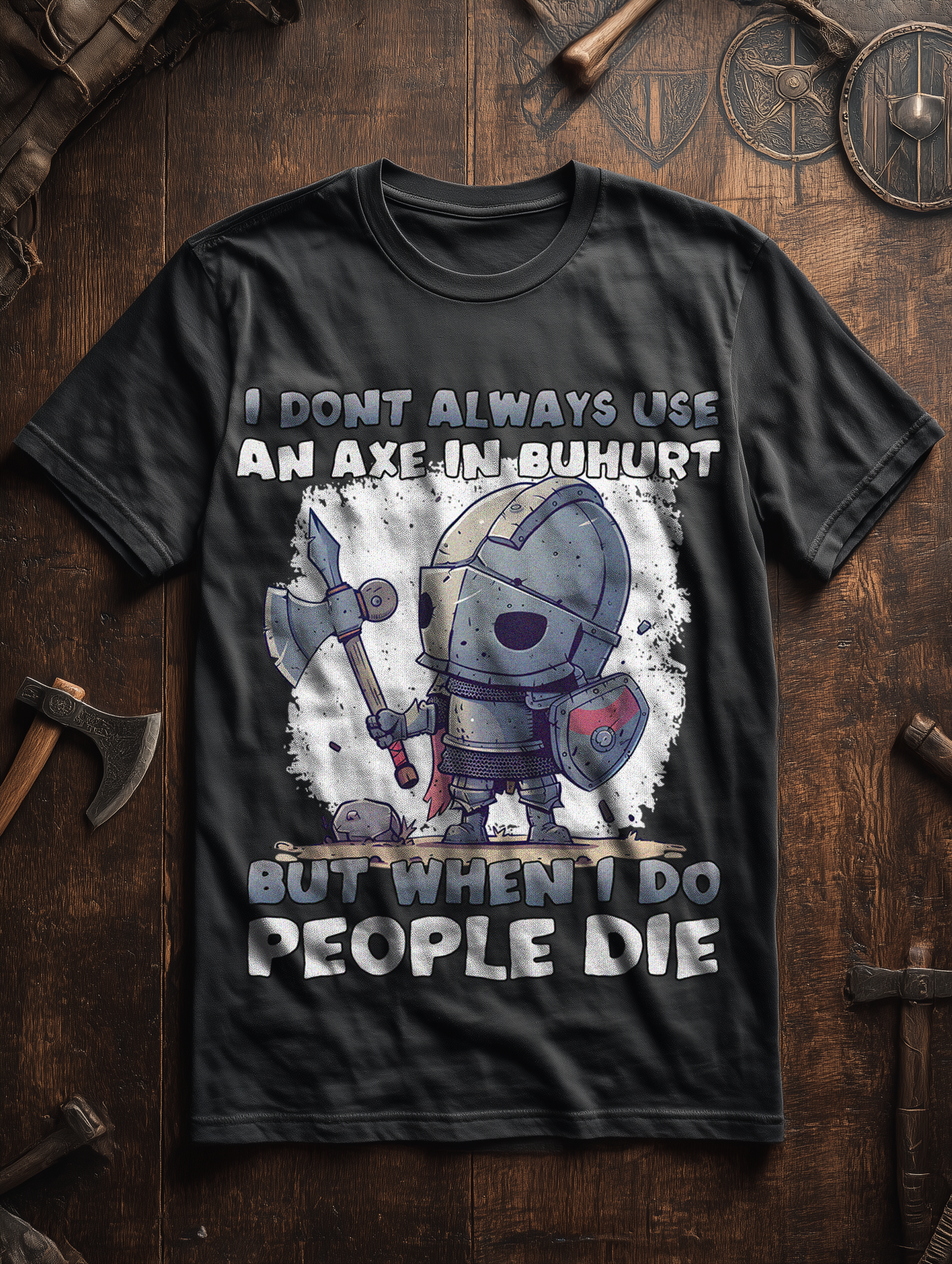 Buhurt Chibi Axt Shirt 240g Oversize | HEMA Mittelalter T-Shirt
