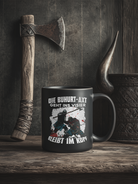 Schwarze Buhurt Keramik Tasse | Bleibt Im Kopf | Bouhourt Cup