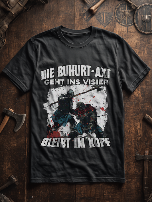 Buhurt Axt Shirt 240g Oversize Herren T-Shirt Bio Baumwolle
