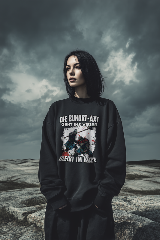 Buhurt Damen Oversized Pullover | Bleibt Im Kopf | Bouhourt Oversized Sweatshirt