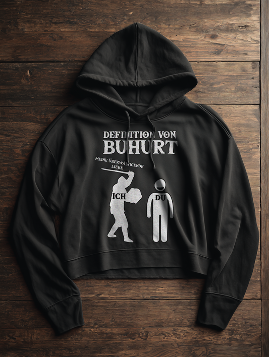 Definition Buhurt | Damen Bio Boxcut Hoodie