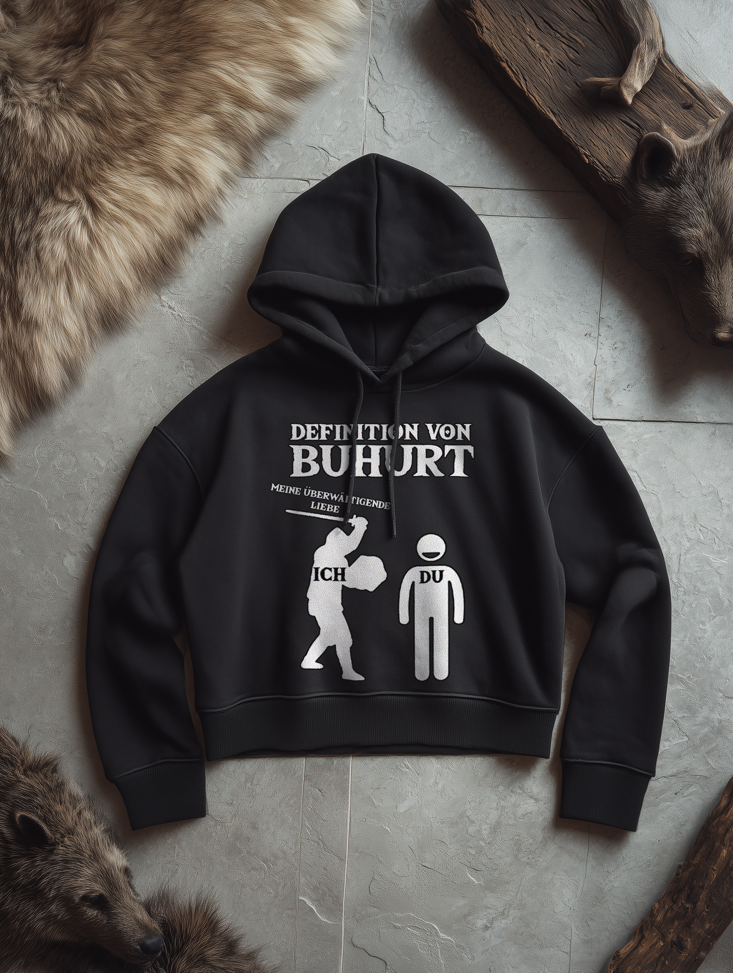 Definition Buhurt | Damen Bio Boxcut Hoodie