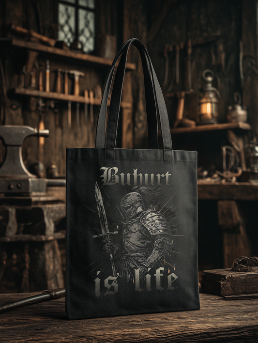 Buhurt is Life | Bio Stoffbeutel
