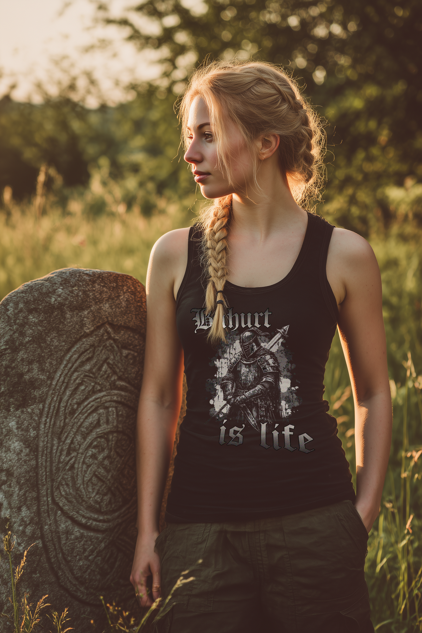 Buhurt Is Life Damen Tank Top- Frauen Bio Tank Top