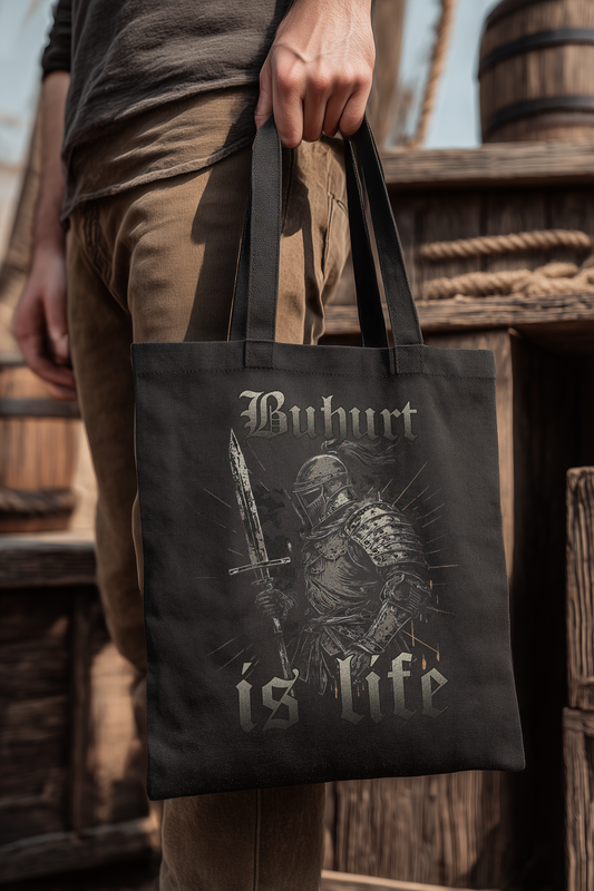 Buhurt is Life | Bio Stoffbeutel