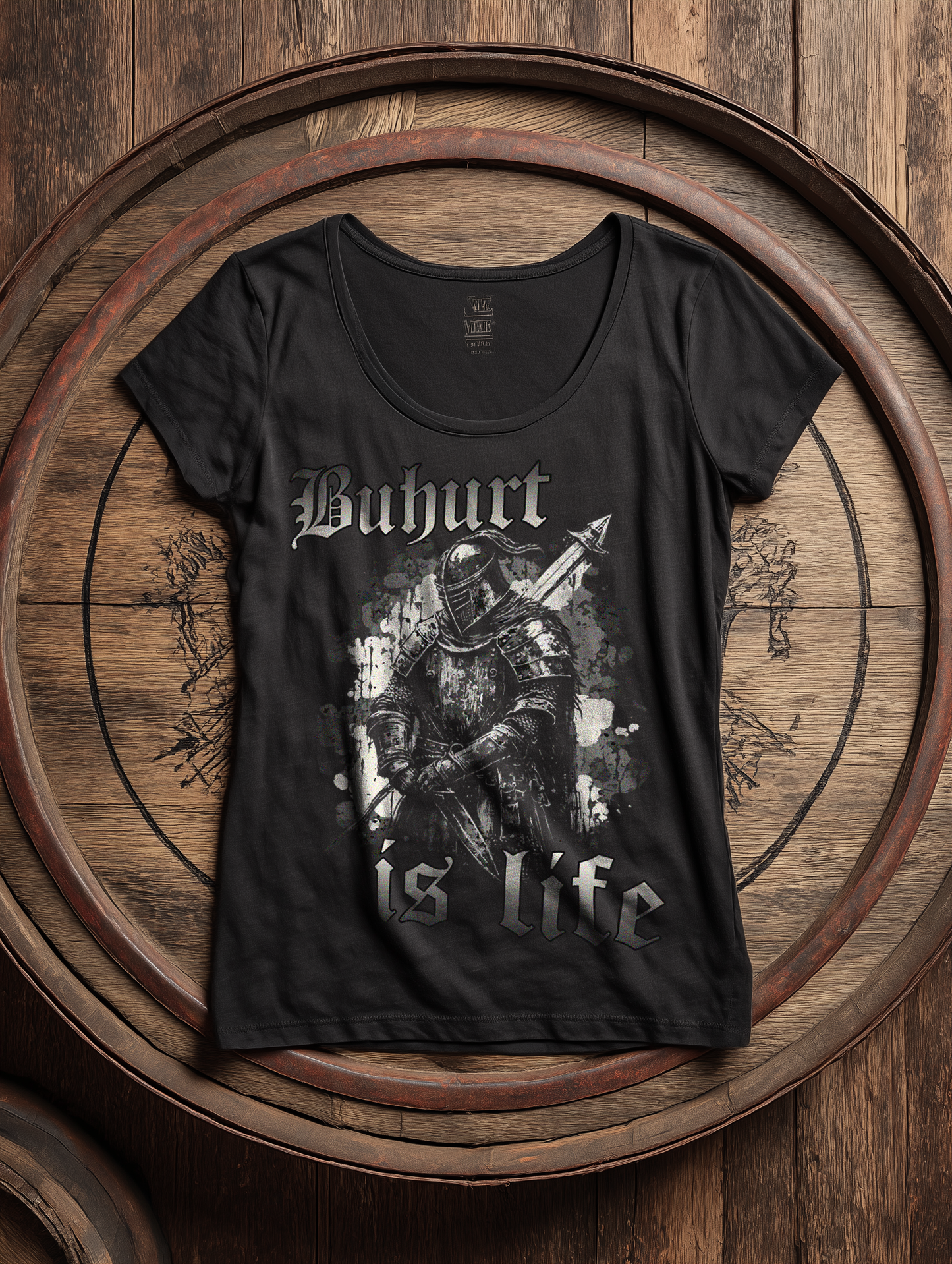 Buhurt Is Life Damen Shirt-  Frauen Bio Lightweight Bio T-Shirt