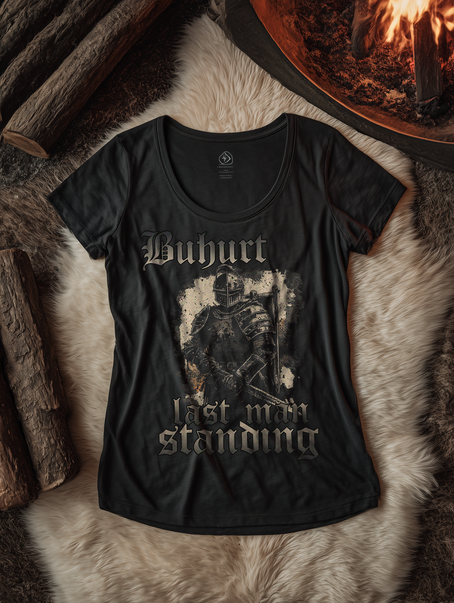 Buhurt Last Man Standing Damen Shirt Bio Lightweight T-Shirt