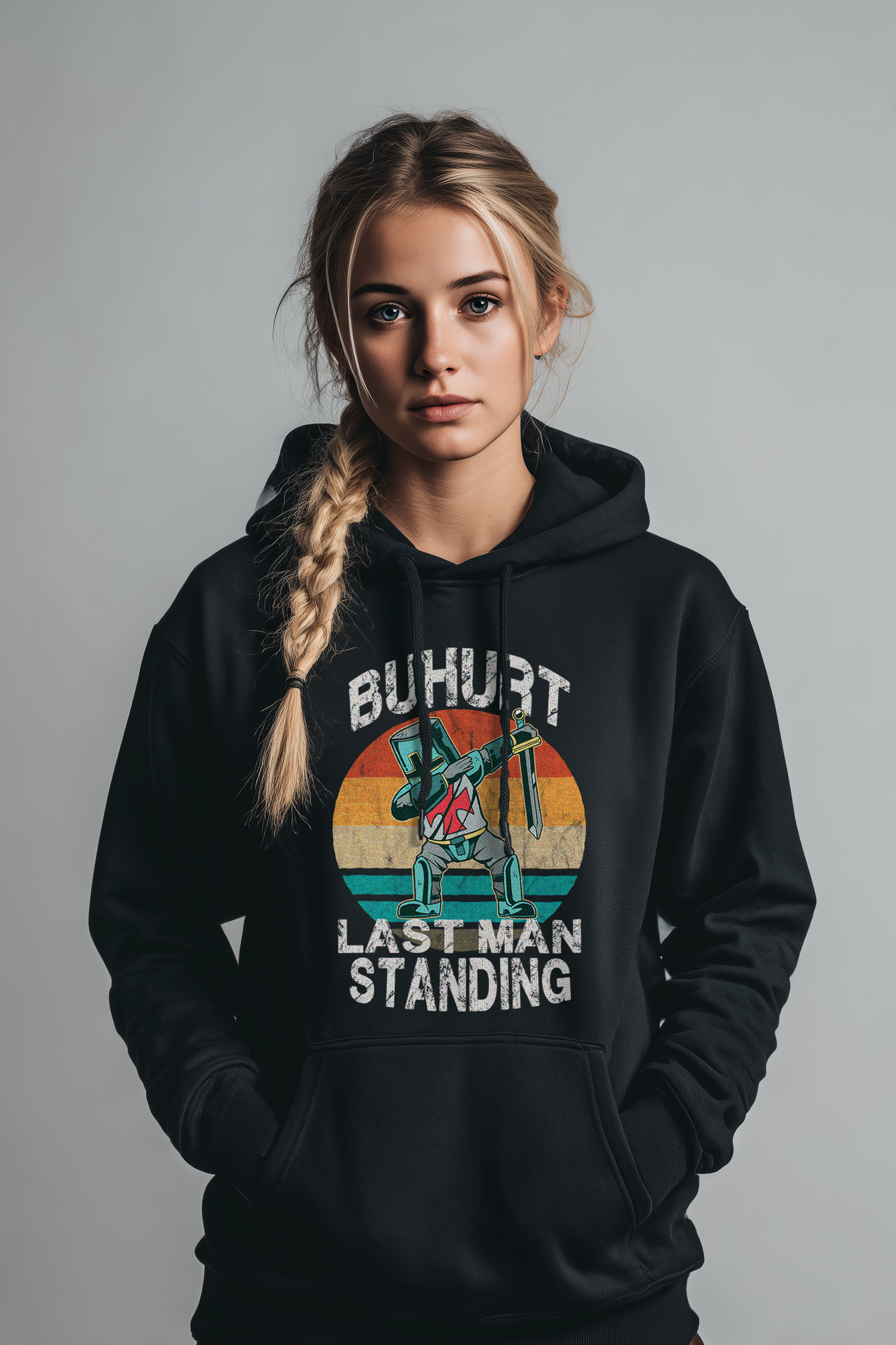 Buhurt Last Man Standing | Dab Edition | Bouhourt Damen Hoodie