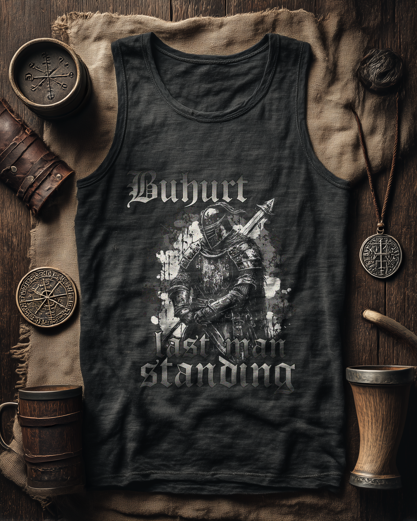 Buhurt Last Man Standing | Knight Victory Edition | Herren Bio Tank Top