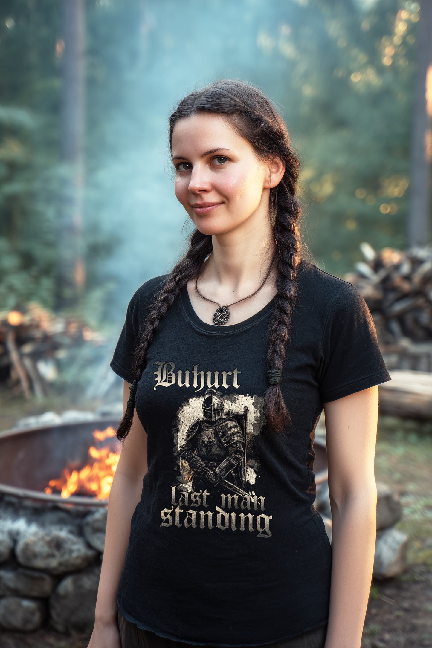 Buhurt Last Man Standing Damen Shirt Bio Lightweight T-Shirt