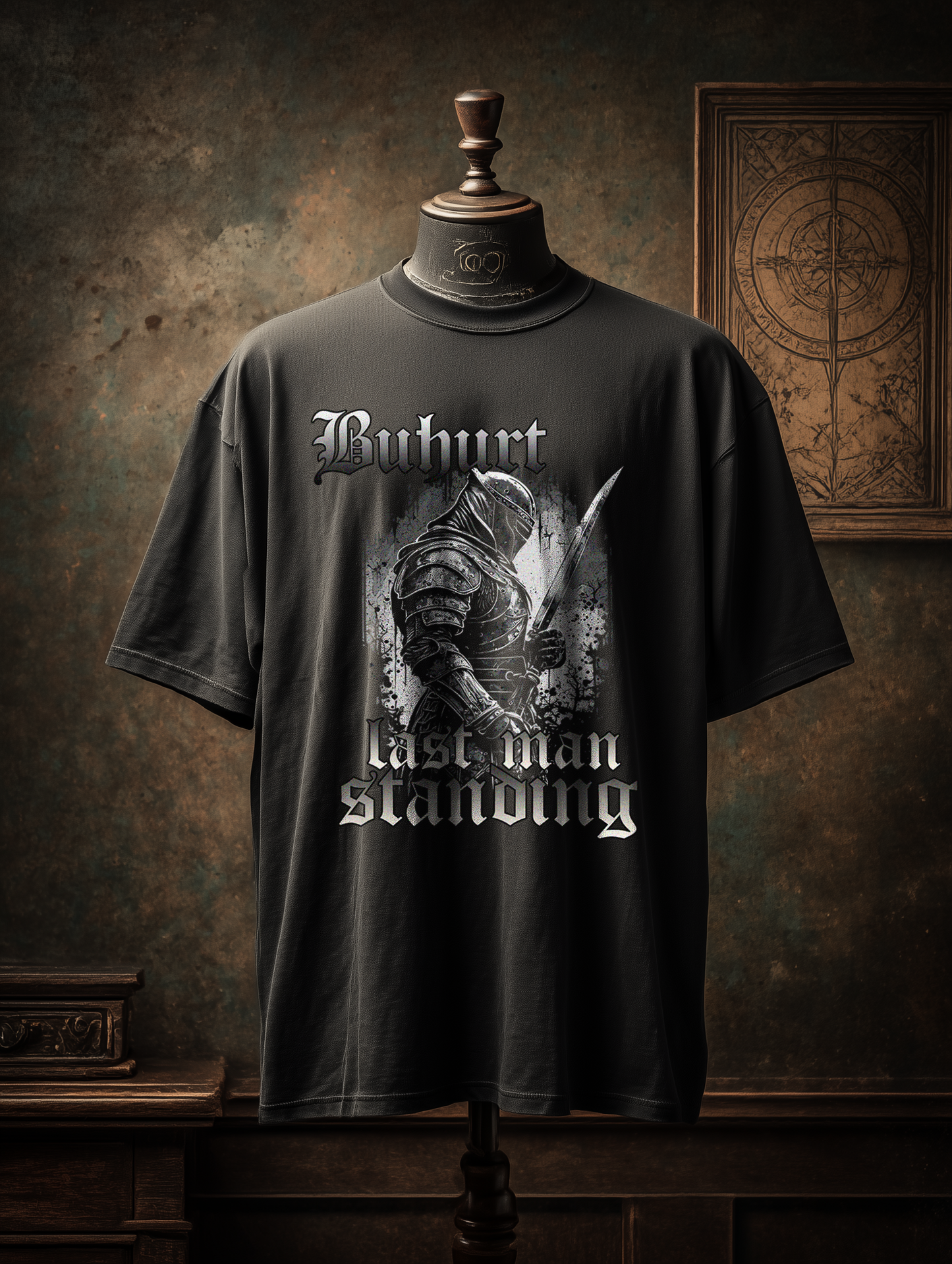 Buhurt Last Man Standing Shirt 240g Oversize | HEMA Ritter T-Shirt