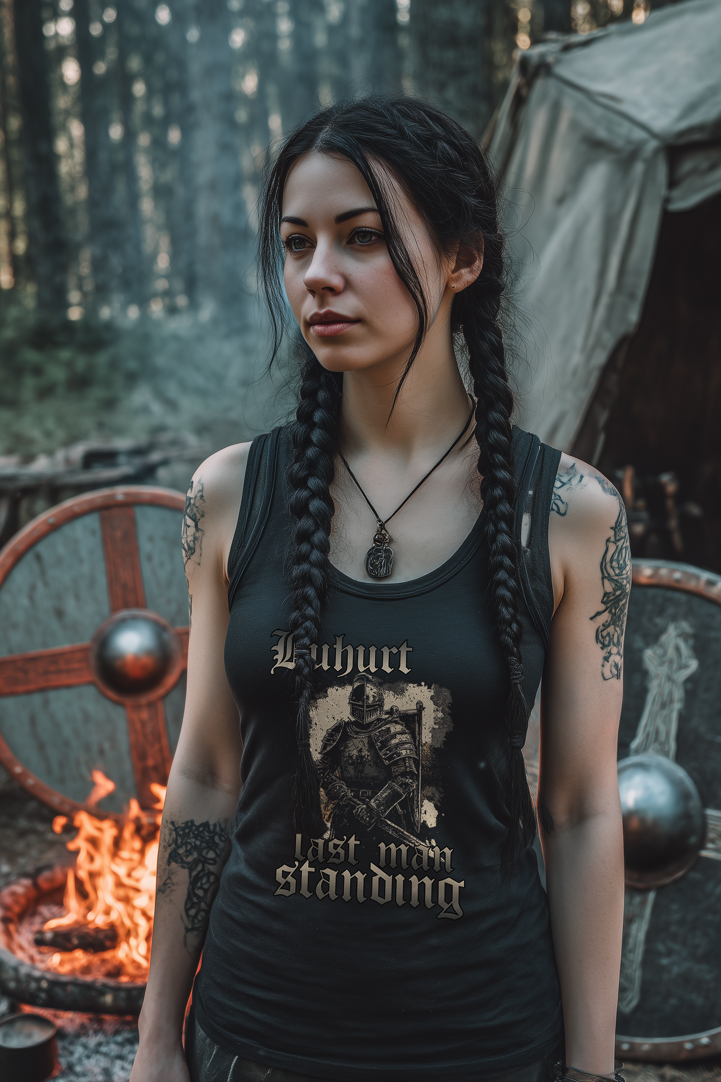 Buhurt Last Man Standing Damen Tank Top Frauen Bio Tank Top