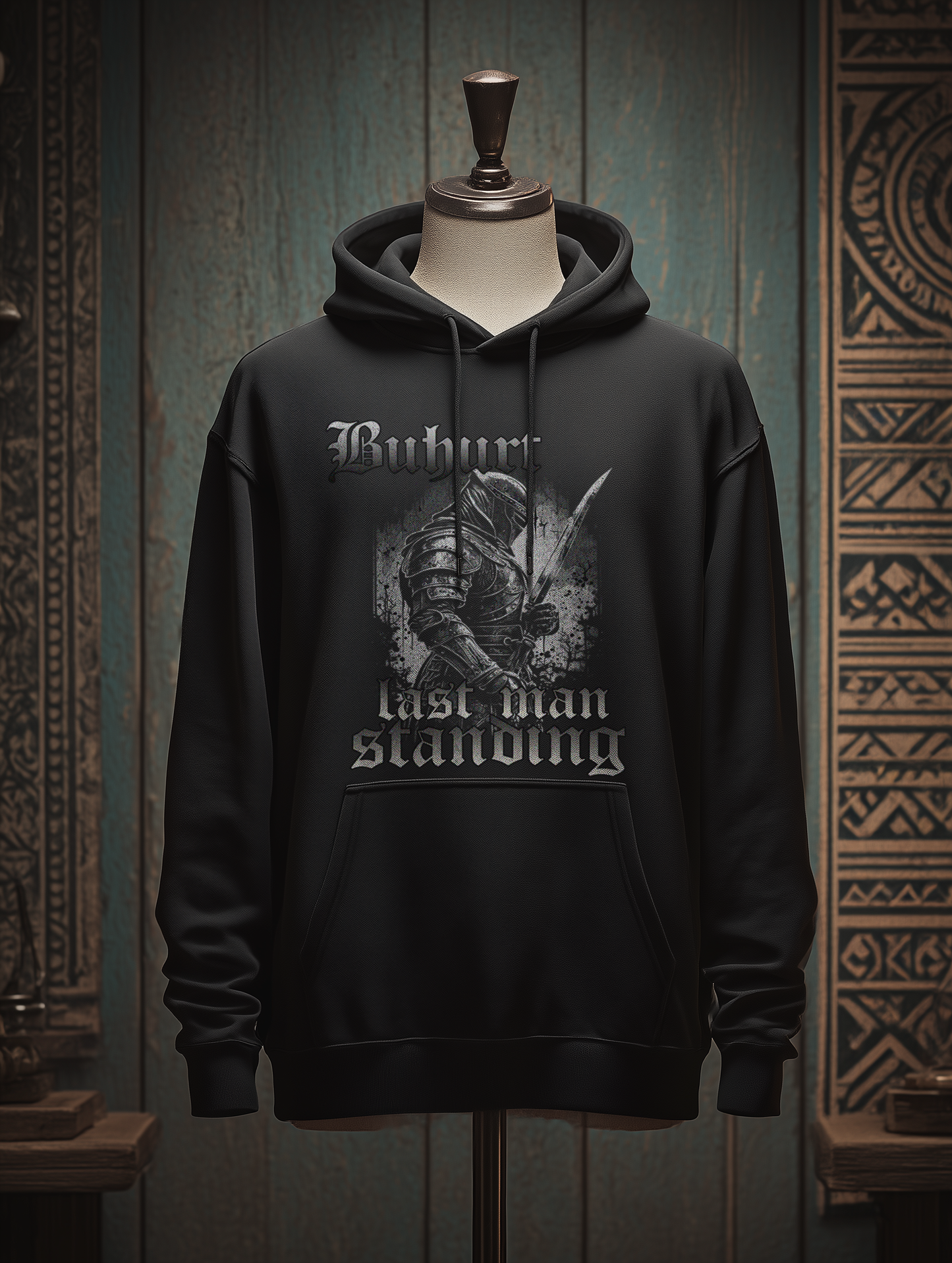 Buhurt Herren Hoodie - "Last Man Standing" Bouhourt Männer Hoodie