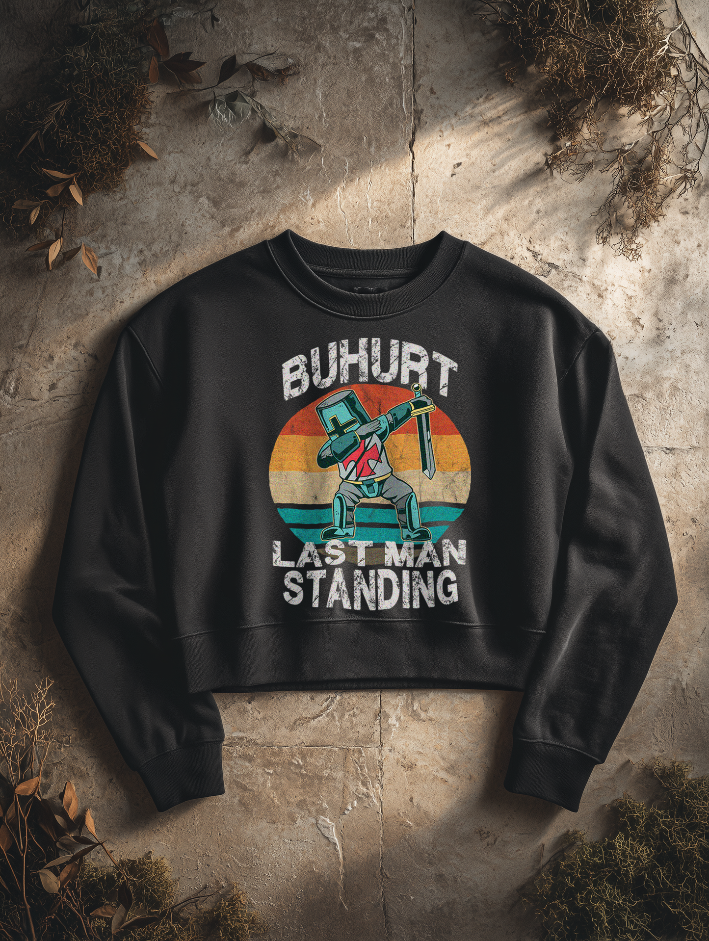 Dabing Cartoon Ritter - Damen Bio Boxcut Sweatshirt