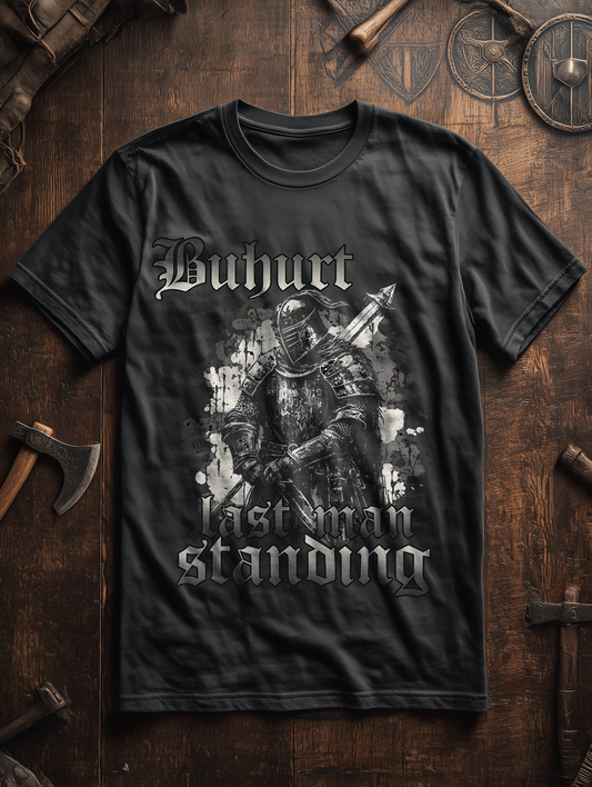 Buhurt Last Man Standing Shirt 240g Oversize Bio Baumwolle Oversized T-Shirt