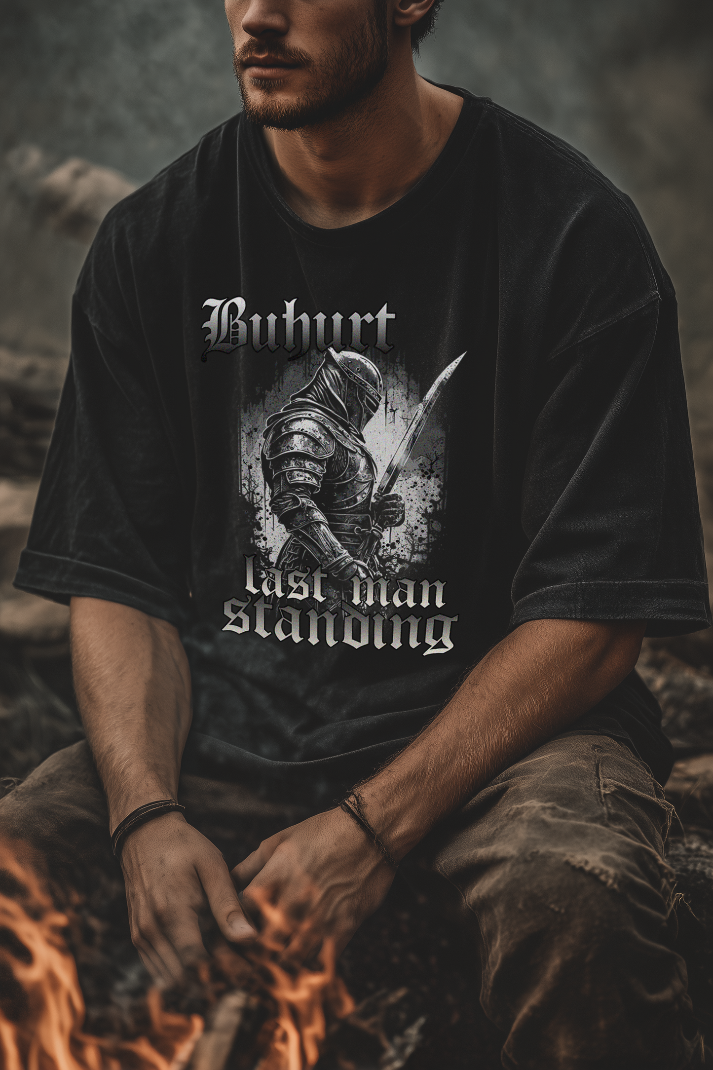 Buhurt Last Man Standing Shirt 240g Oversize | HEMA Ritter T-Shirt