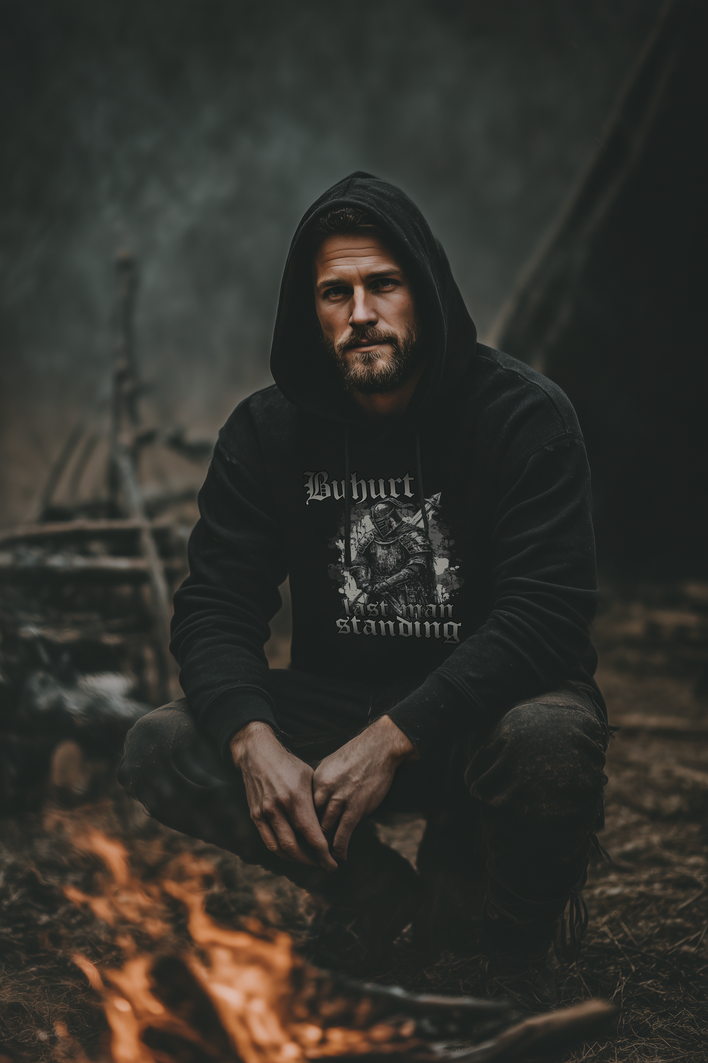 Buhurt Herren Hoodie | Last Man Standing | Bouhourt Männer Hoodie