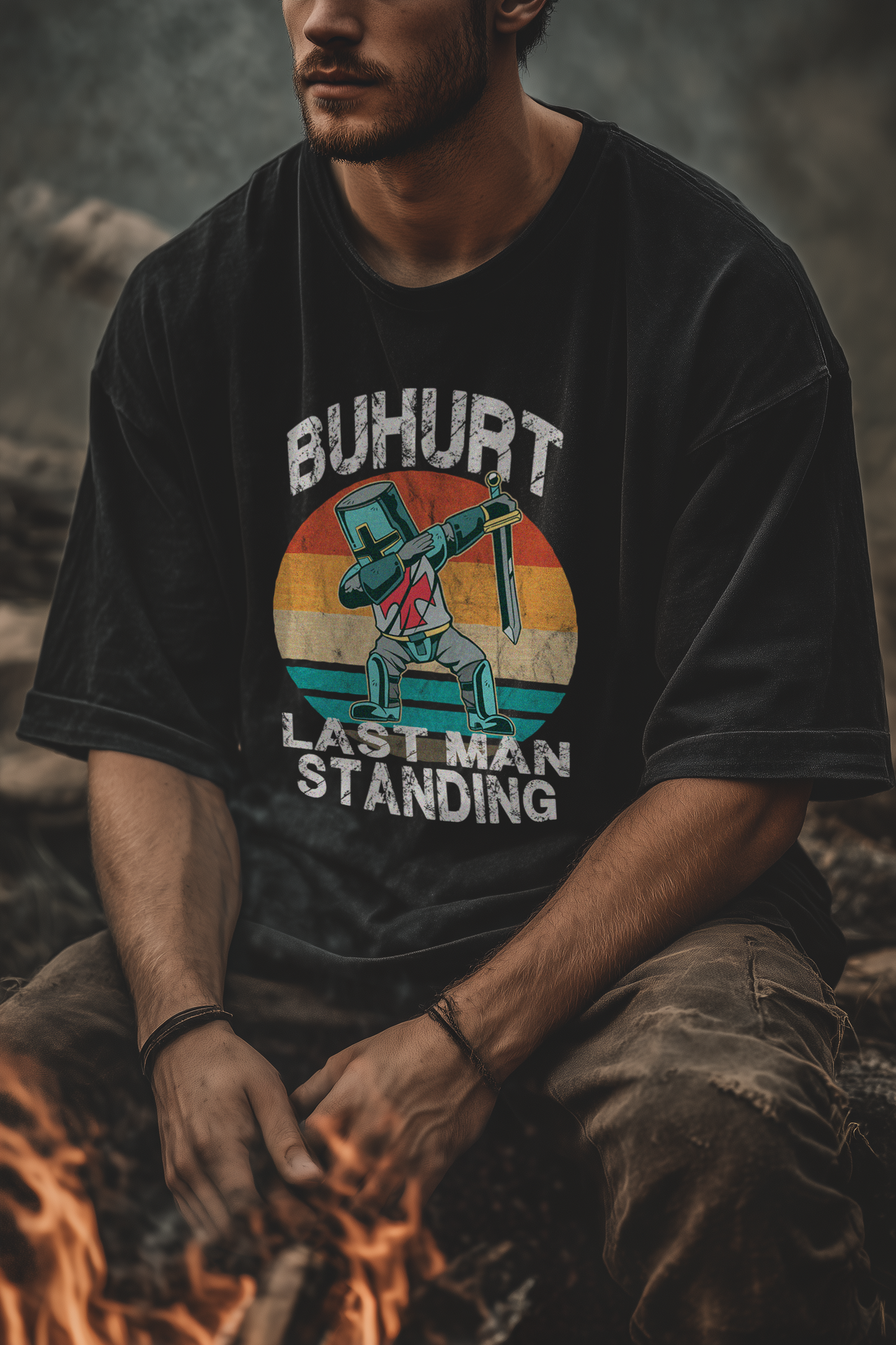 Buhurt Last Man Standing Dab Shirt 240g Oversize | HEMA
