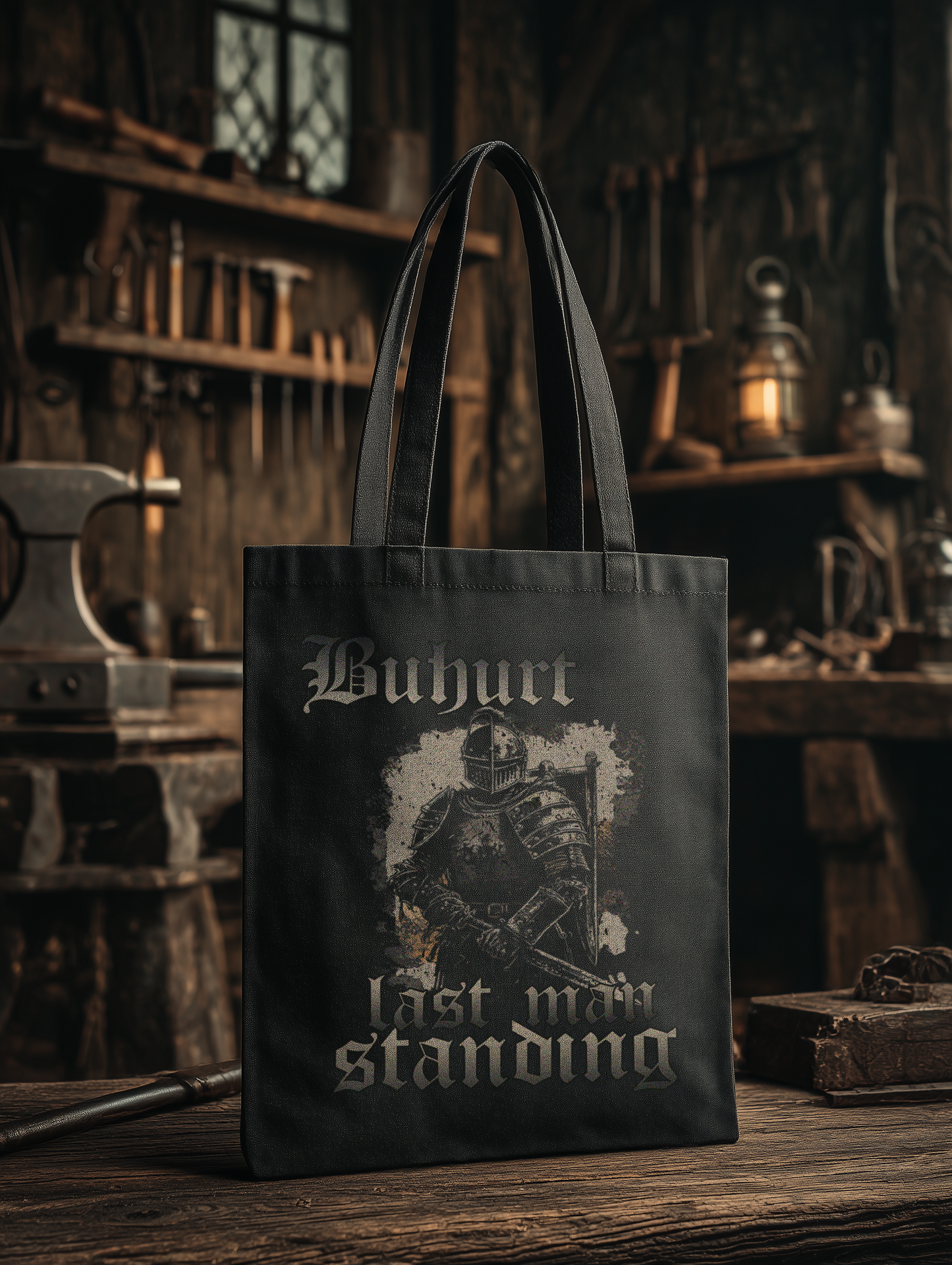 Buhurt Last Man Standing | Dunkler Ritter | Bio Stoffbeutel