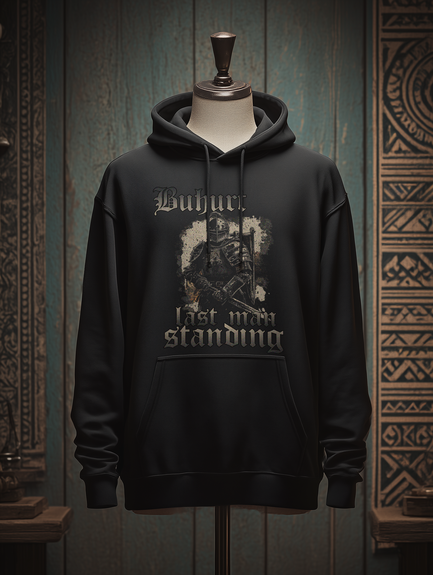 Herren Buhurt Hoodie | Buhurt „Last Man Standing“ | Bouhourt Männer Pullover
