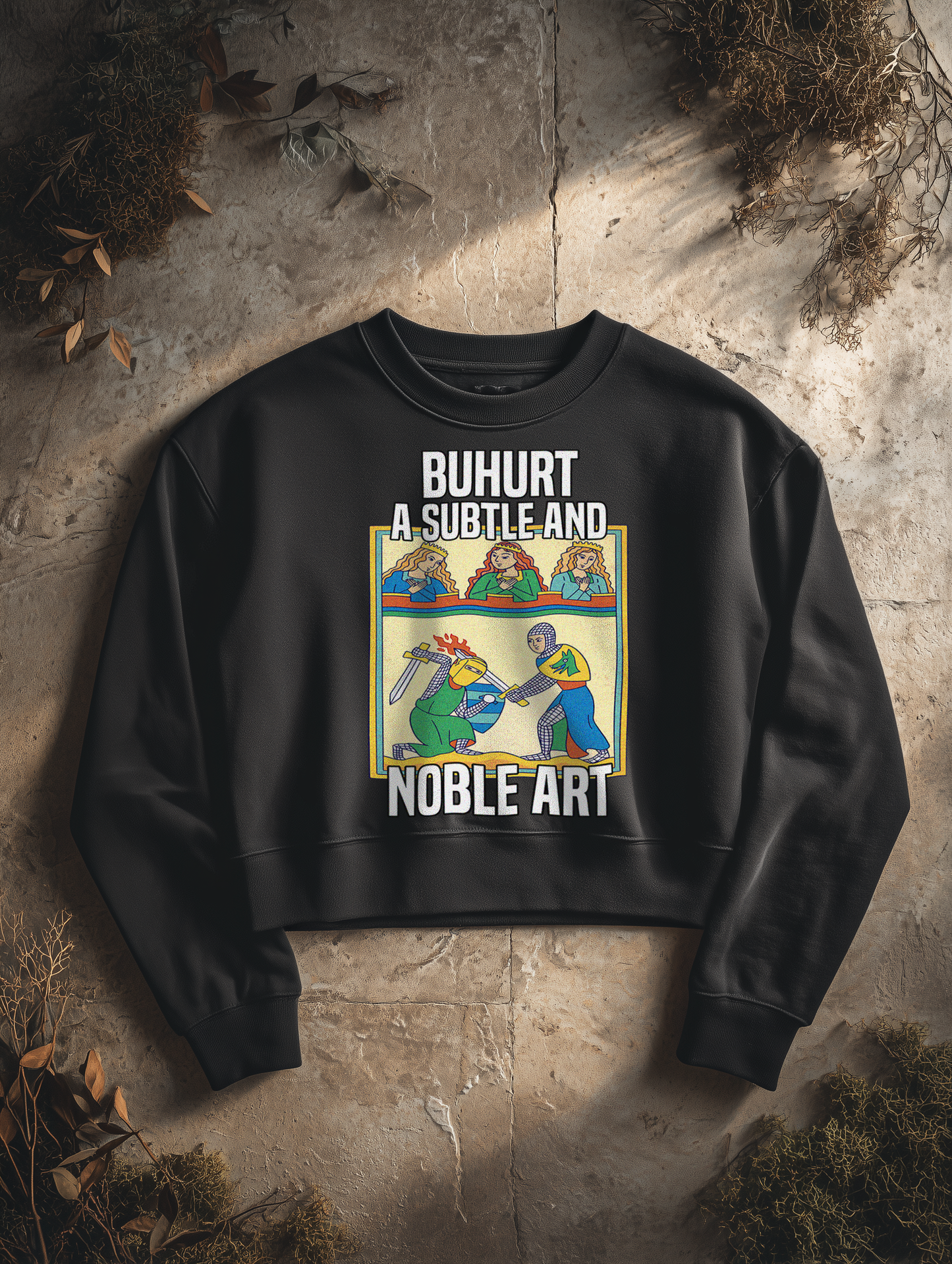 Damen Bio Boxcut Sweatshirt - "Eine Subtile Und Noble Kunst" Bouhourt Sweatshirt