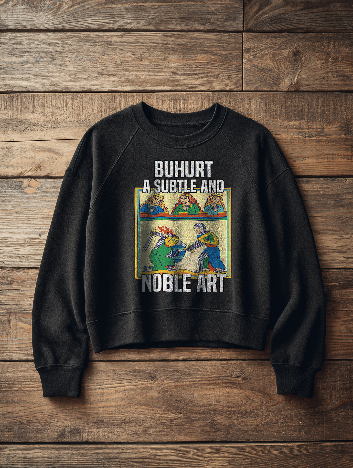 Damen Bio Boxcut Sweatshirt - "Eine Subtile Und Noble Kunst" Bouhourt Sweatshirt