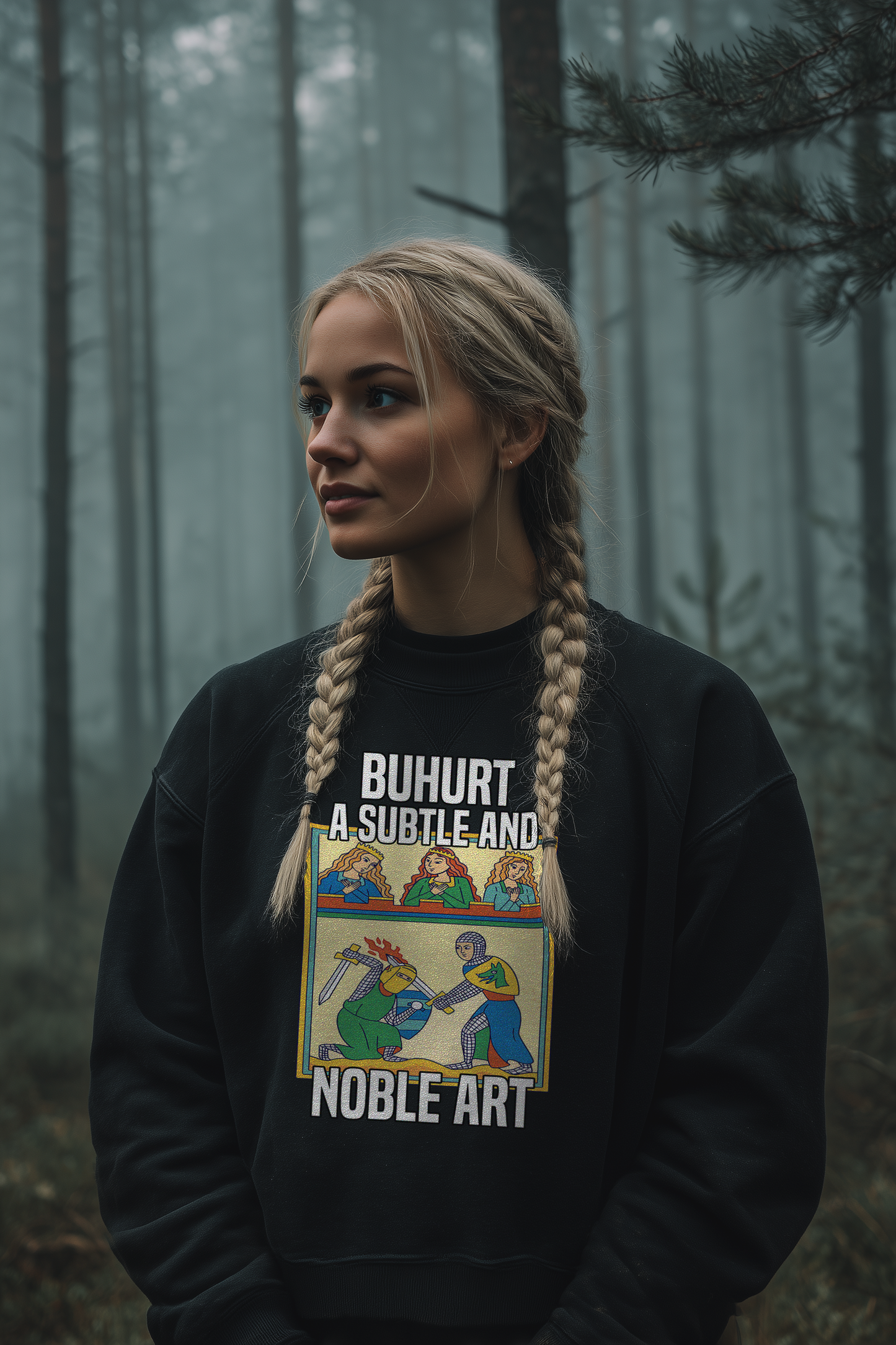 Damen Bio Boxcut Sweatshirt - "Eine Subtile Und Noble Kunst" Bouhourt Sweatshirt