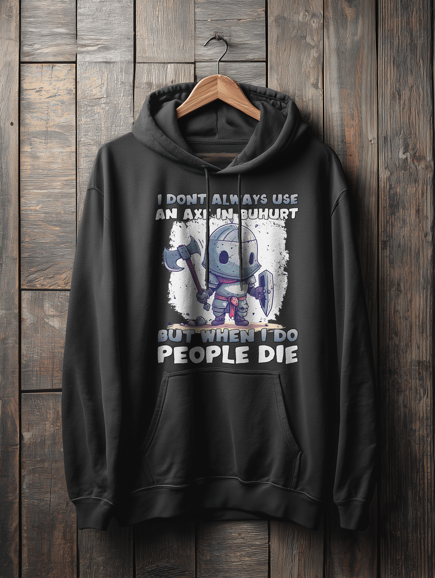 I Don’t Always Use an Axe | Chibi Ritter | Bouhourt Damen Hoodie