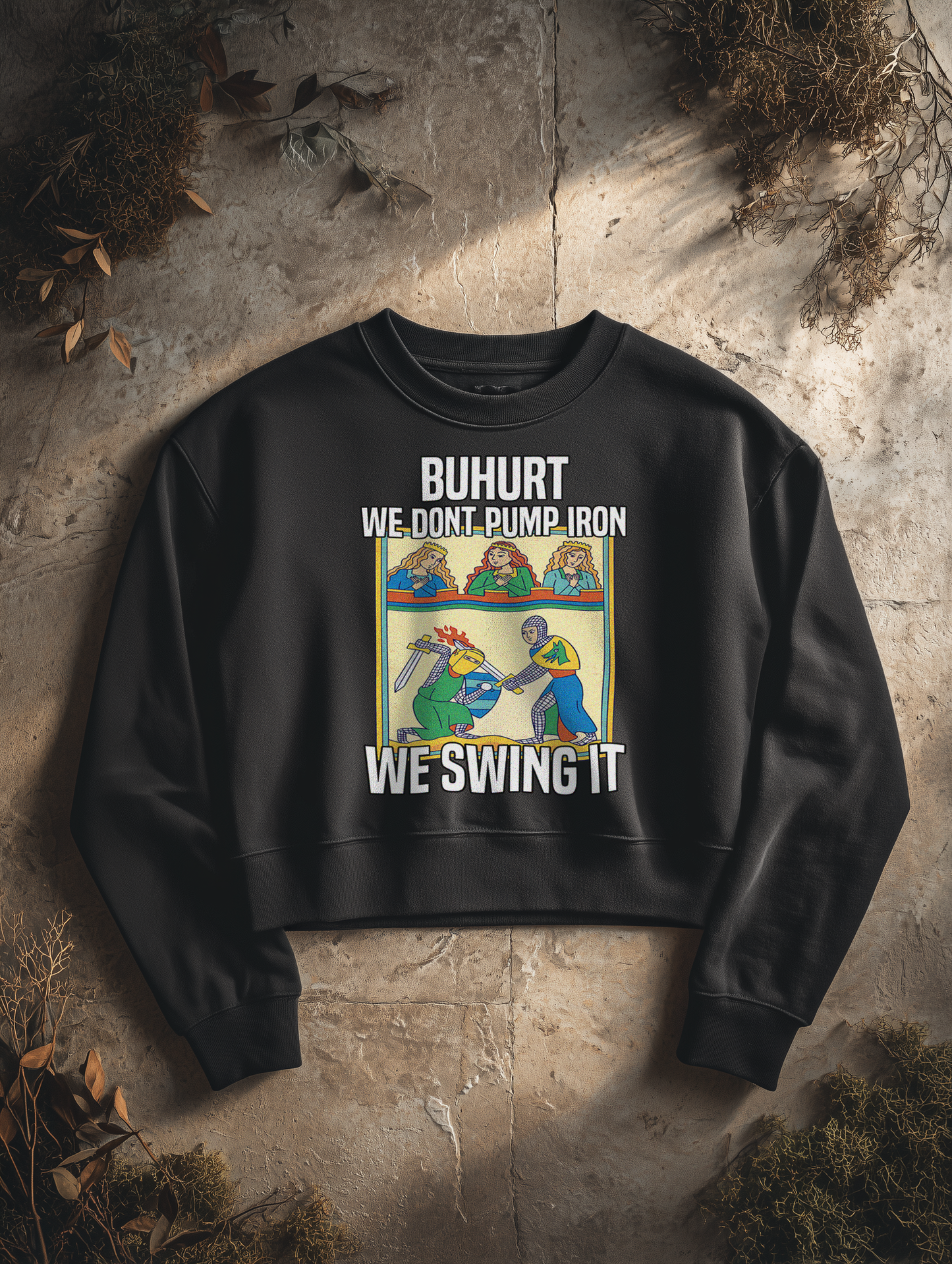 Buhurt Bio Boxcut Damen Pullover | We Swing It | Bouhourt Frauen Sweatshirt