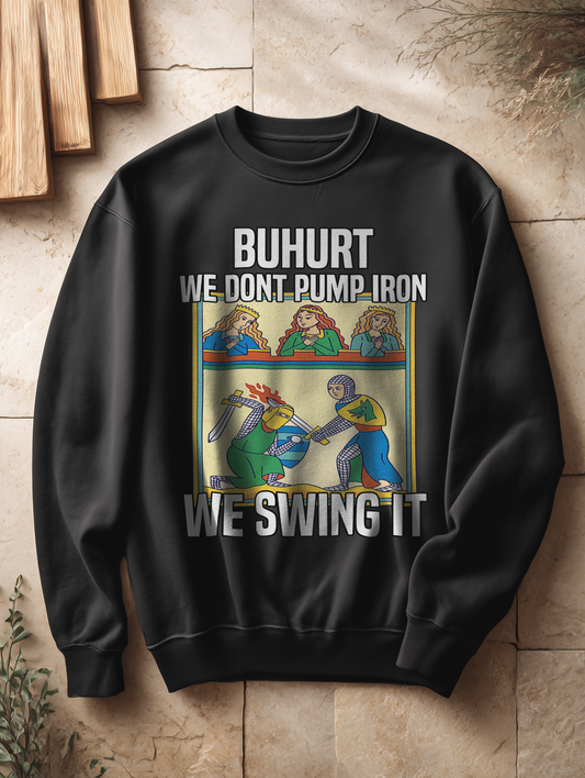 Buhurt Oversized Damen Pullover | We Swing It | Bouhourt Frauen Sweatshirt