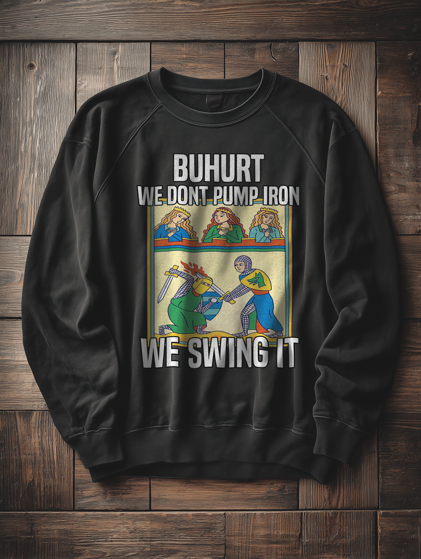Buhurt Oversized Damen Pullover | We Swing It | Bouhourt Frauen Sweatshirt