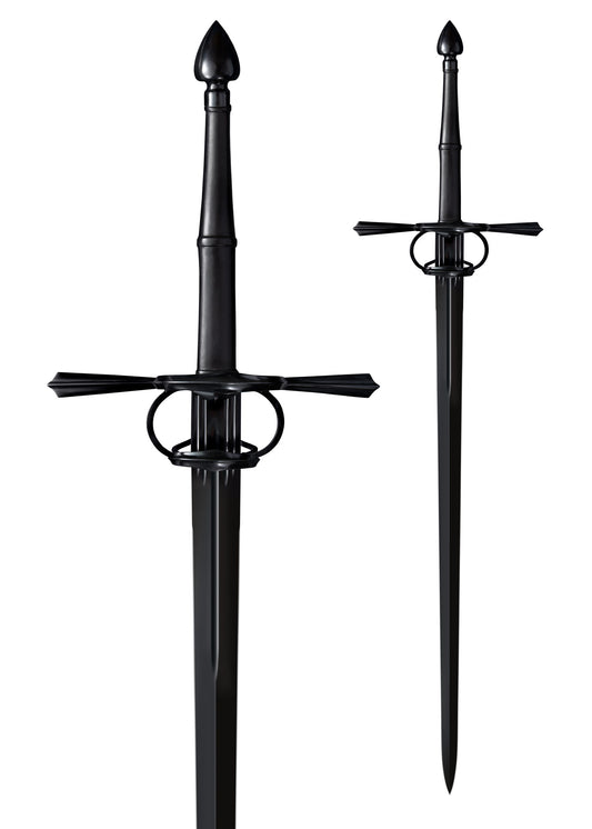 MAA LaFontaine Kriegsschwert – Großes HEMA Langschwert mit Gun-Metal-Finish