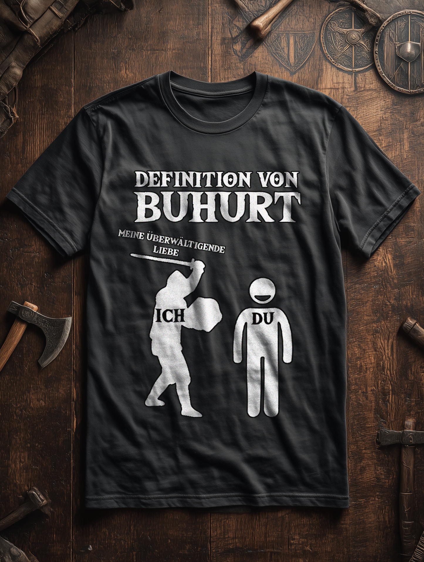 Definition von Buhurt - Herren - Schweres Oversized Bio Shirt