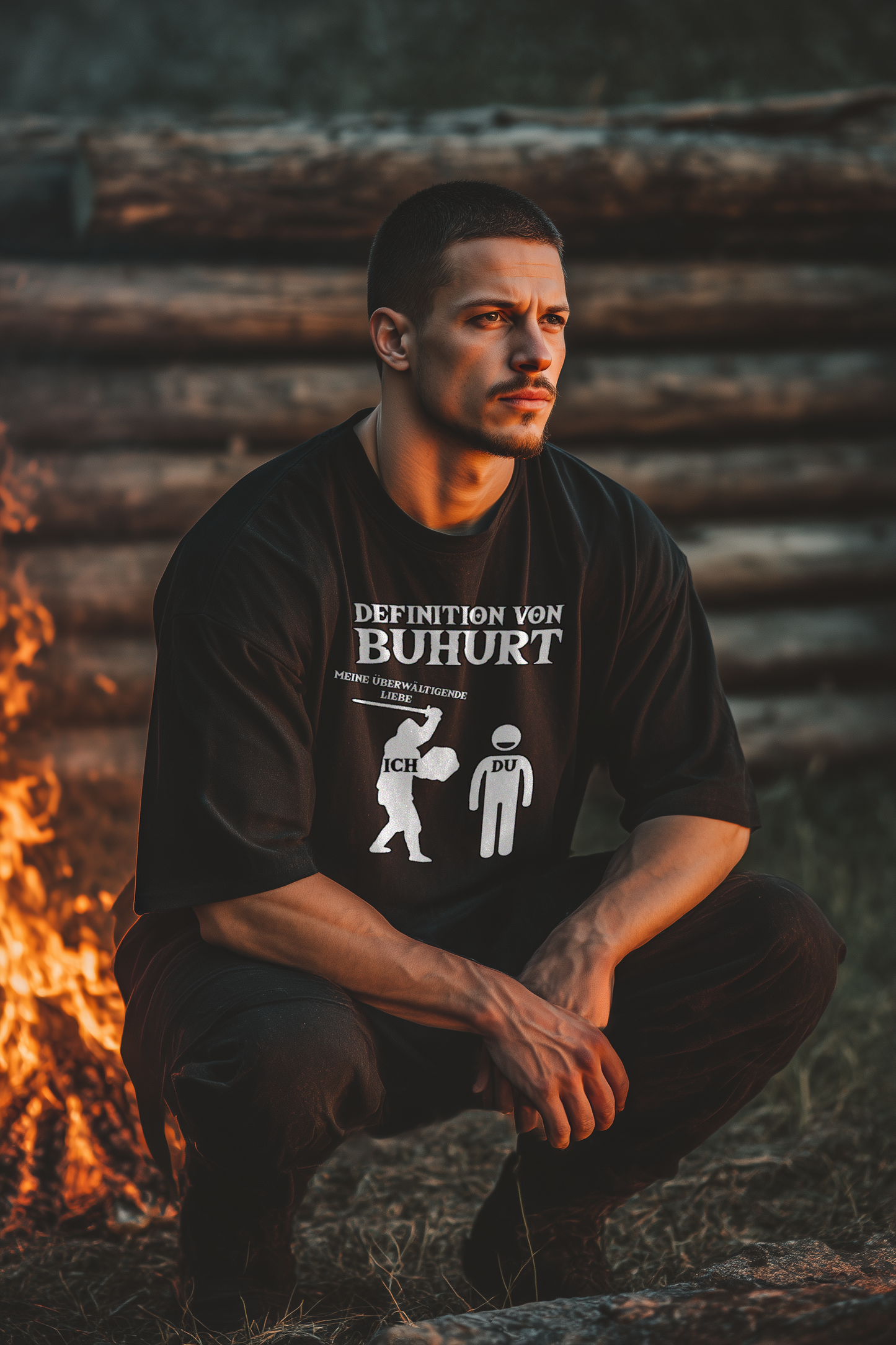 Definition von Buhurt - Herren - Schweres Oversized Bio Shirt