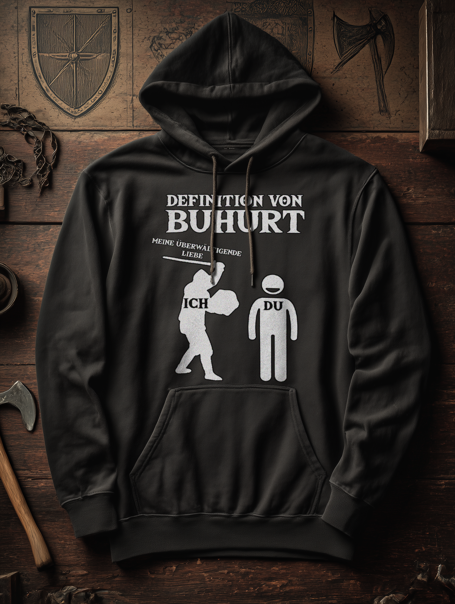 Buhurt Herren Hoodie - Die Definition von Buhurt