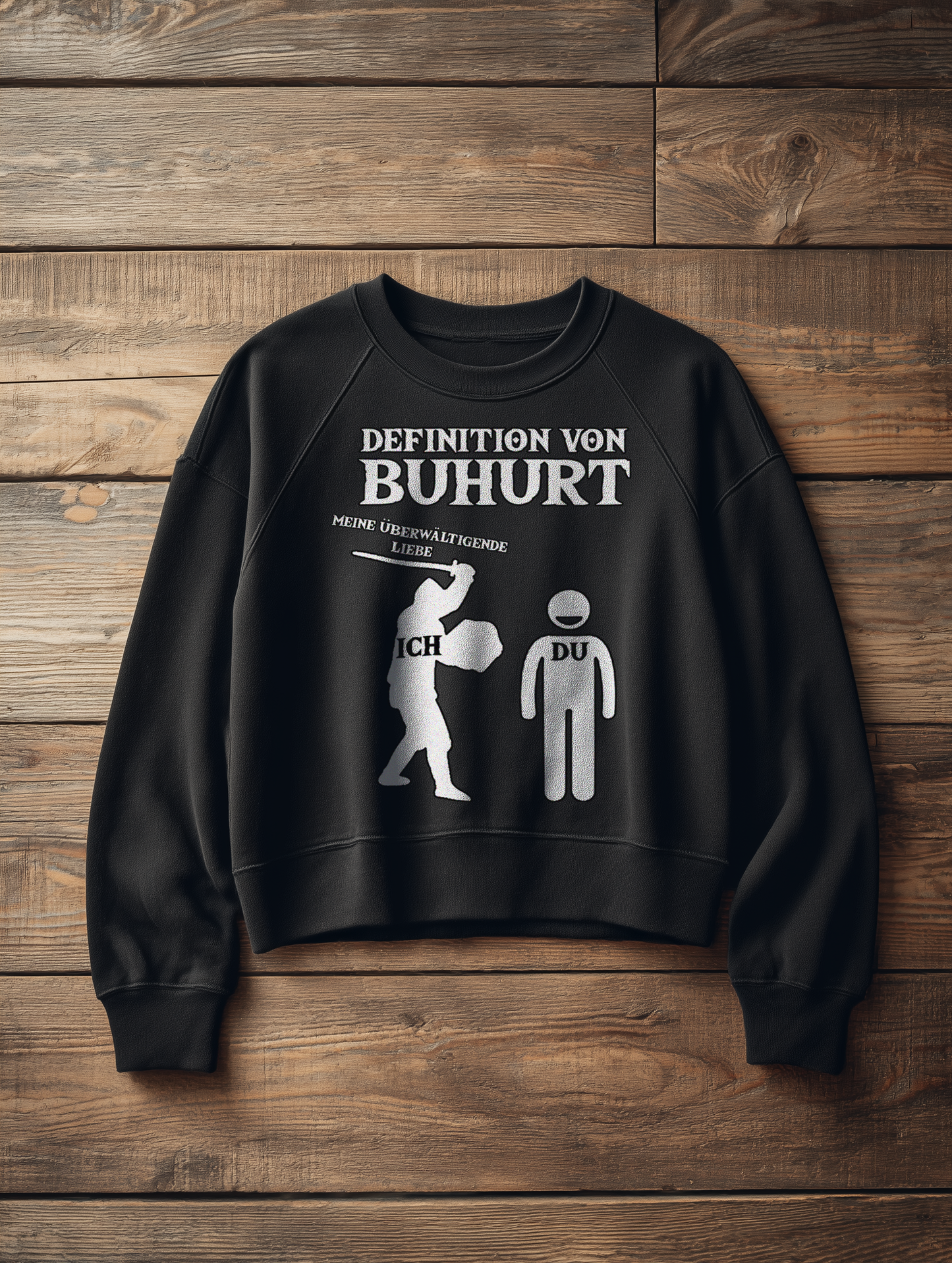 Definition von Buhurt | Damen Bio Boxcut Sweatshirt| Frauen Bouhourt Pullover