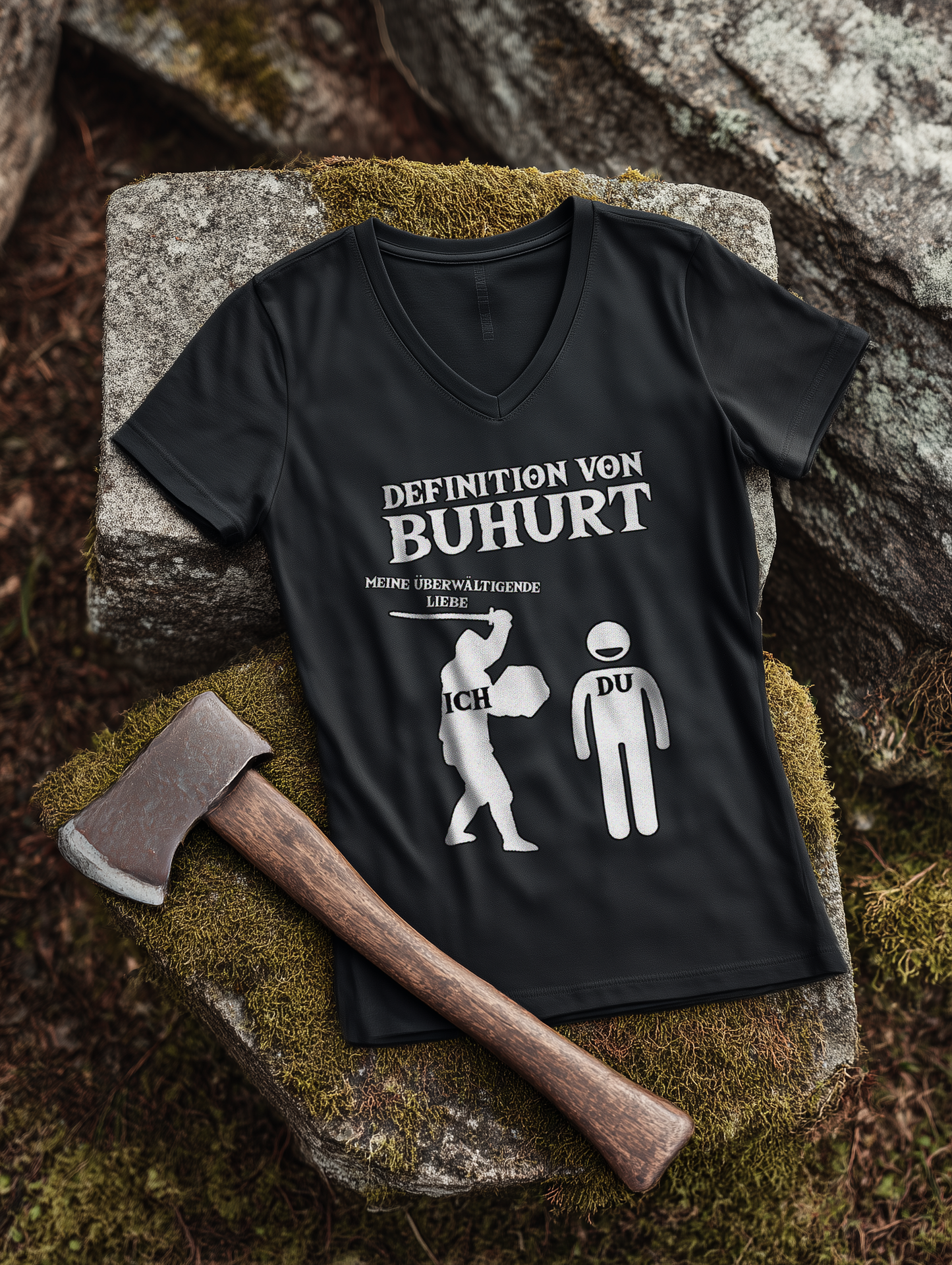 Definition Buhurt | Damen Bio V-Neck T-Shirt