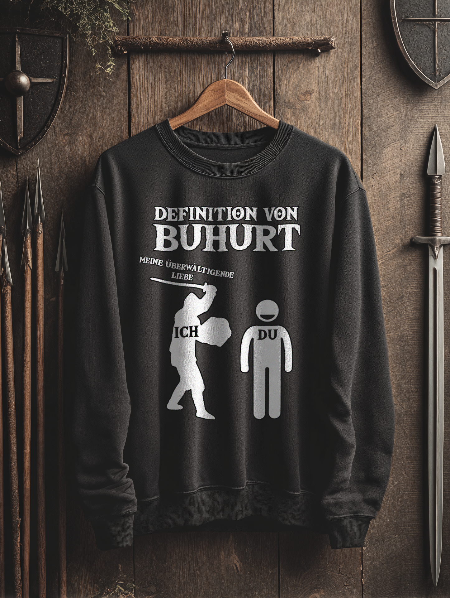 Buhurt Herren Premium Sweatshirt - Definition von Buhurt
