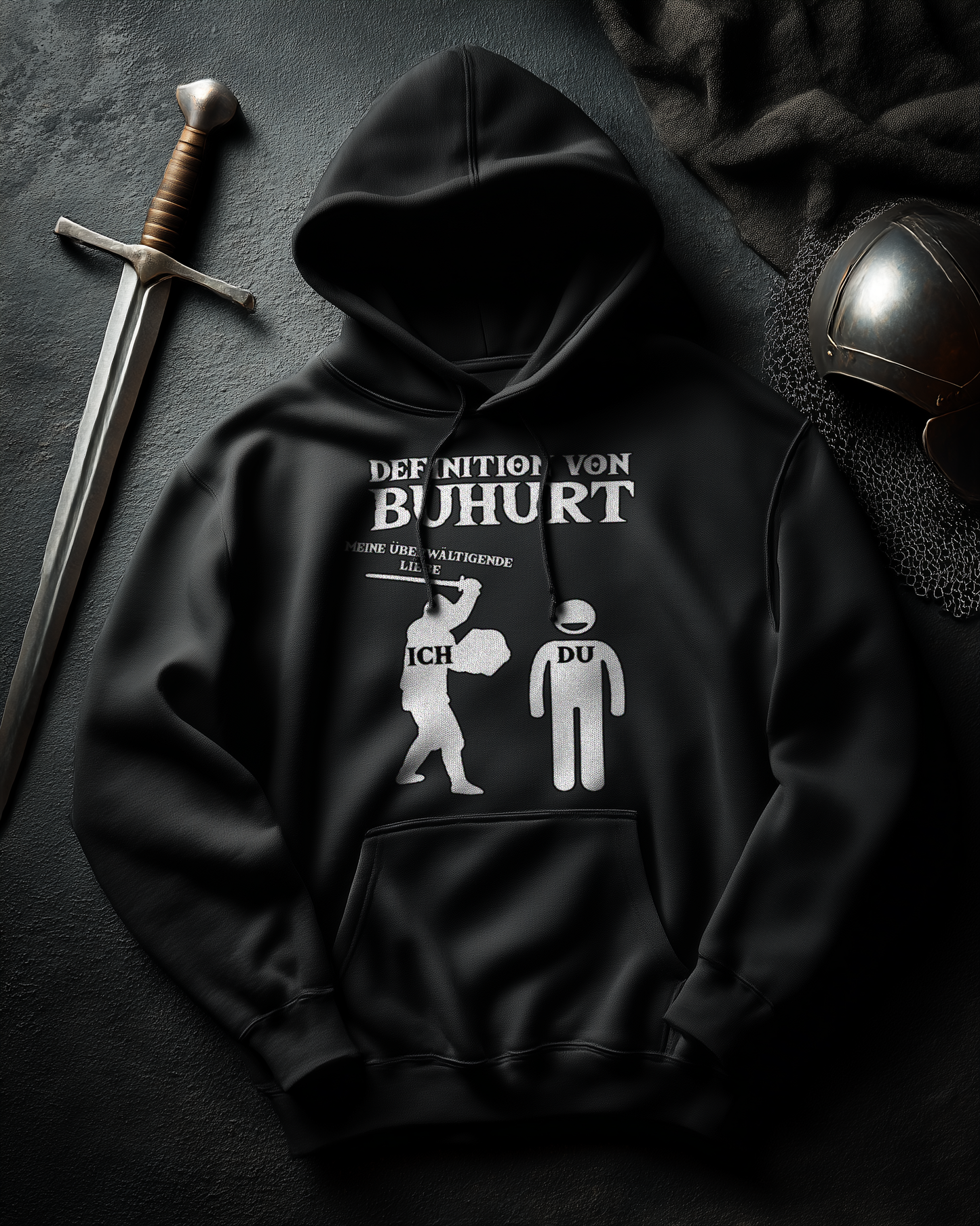 Buhurt Herren Hoodie - Die Definition von Buhurt