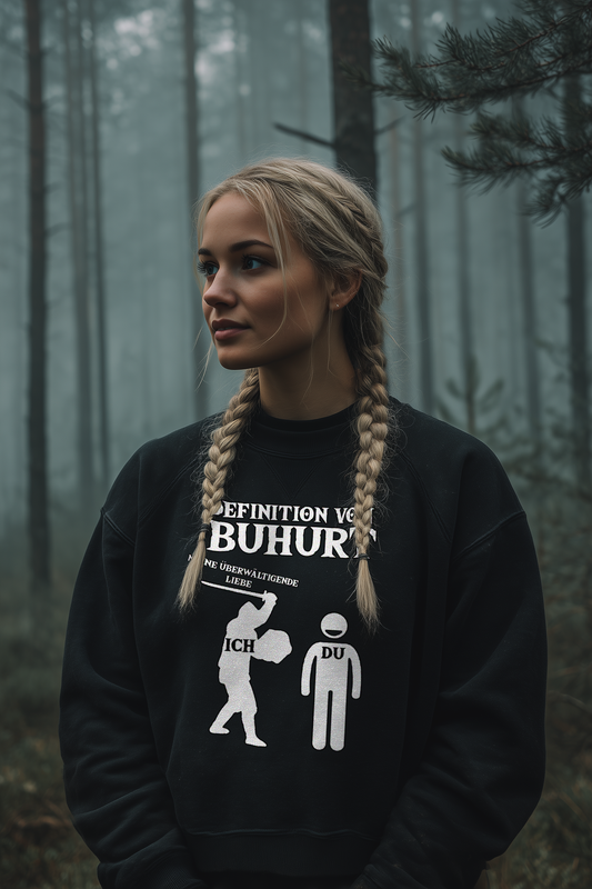 Definition von Buhurt | Damen Bio Boxcut Sweatshirt| Frauen Bouhourt Pullover