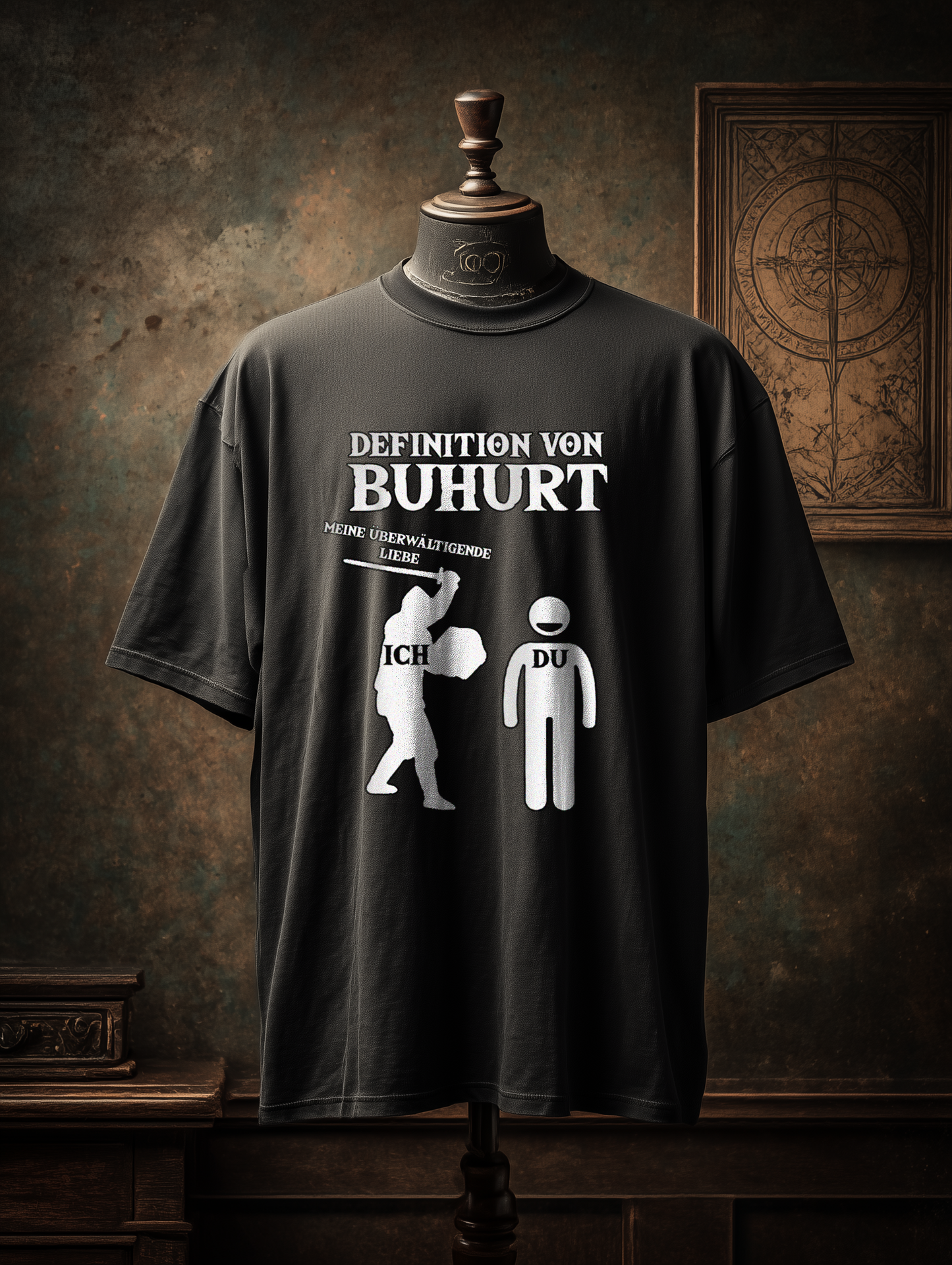 Definition von Buhurt - Herren - Schweres Oversized Bio Shirt