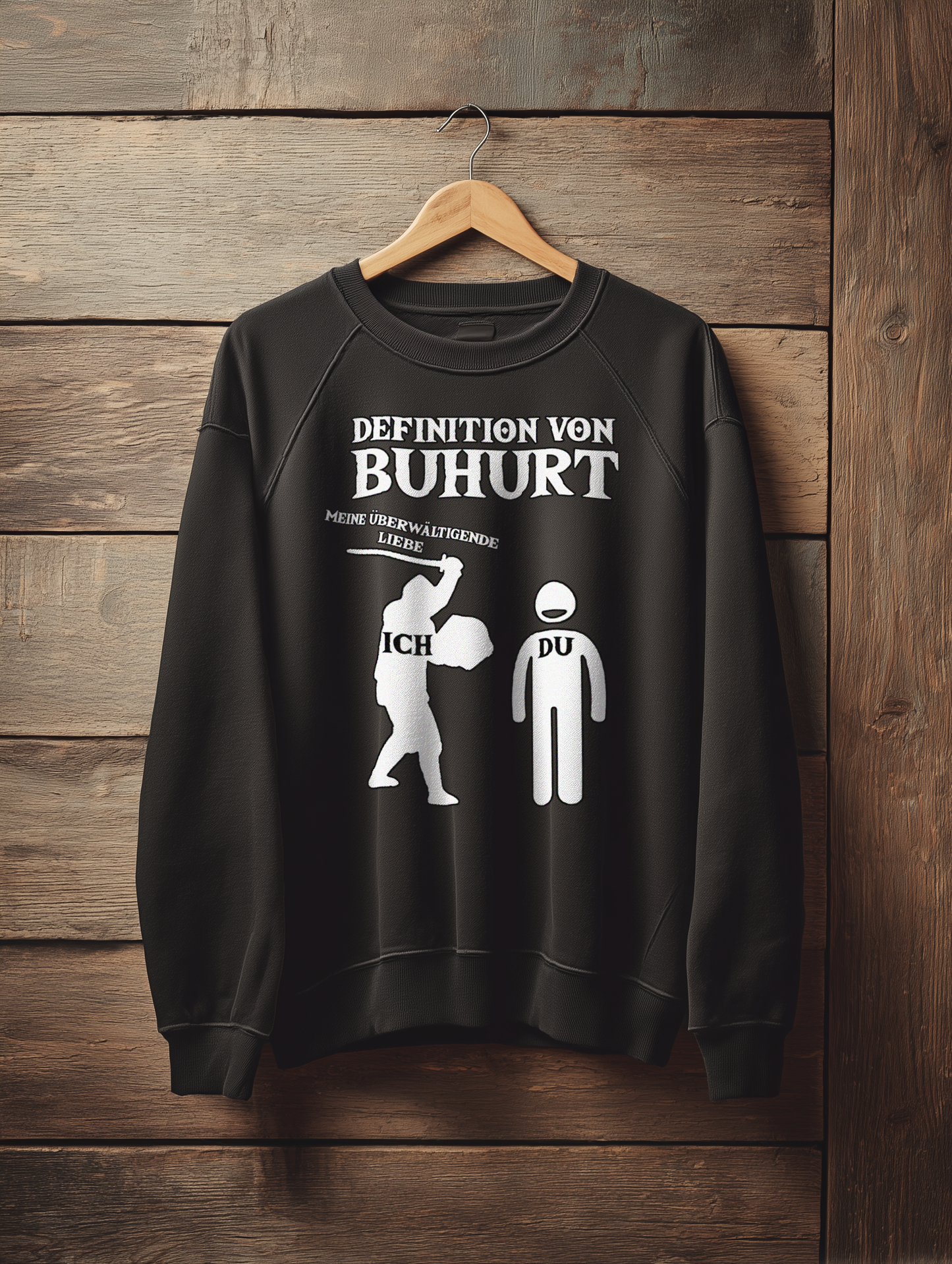 Definition von Buhurt |Damen Bio Oversized Sweatshirt| Frauen Bouhourt Pullover