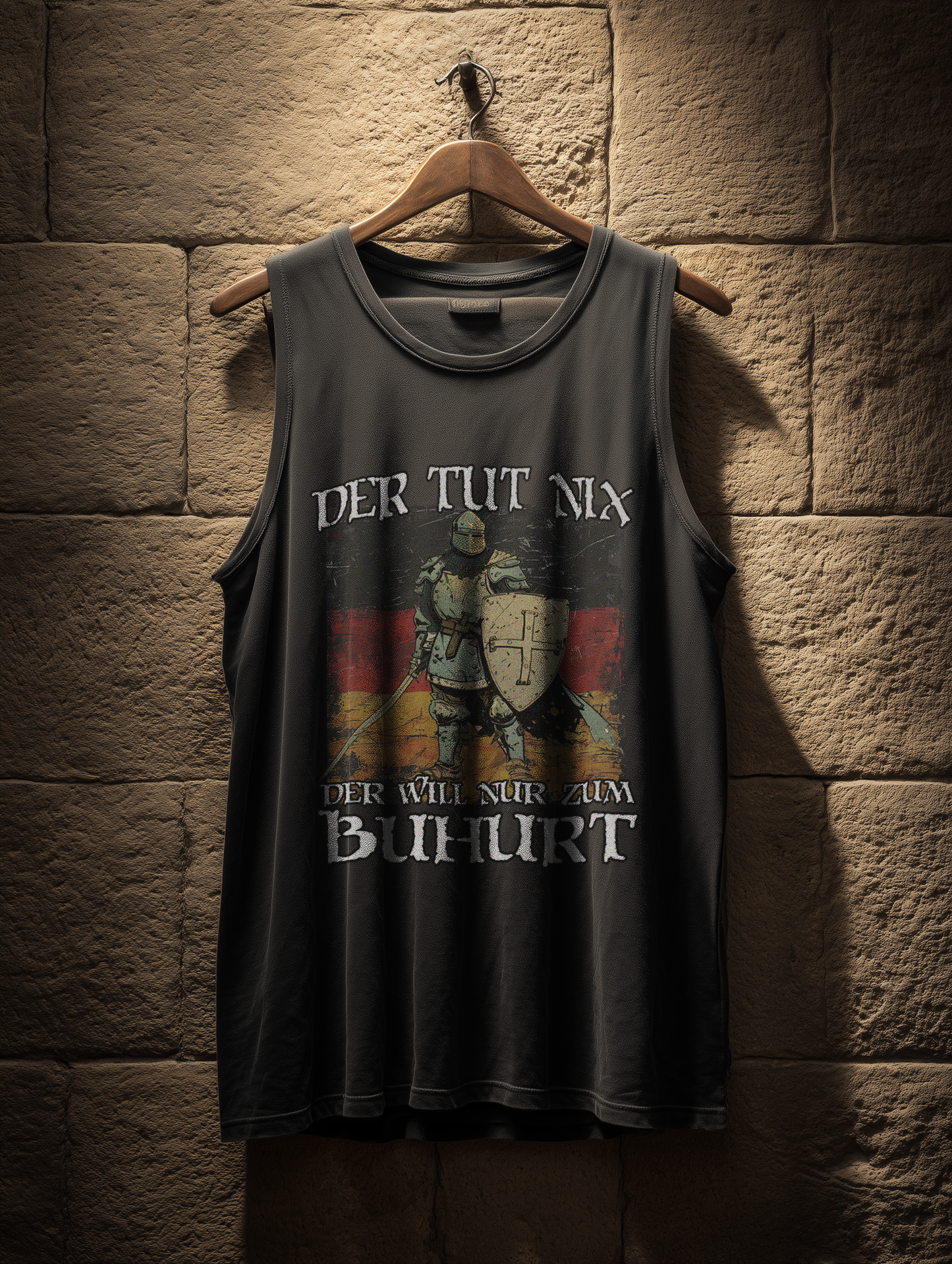 Der tut nix – der will nur zum Buhurt – Herren Bio Tank Top