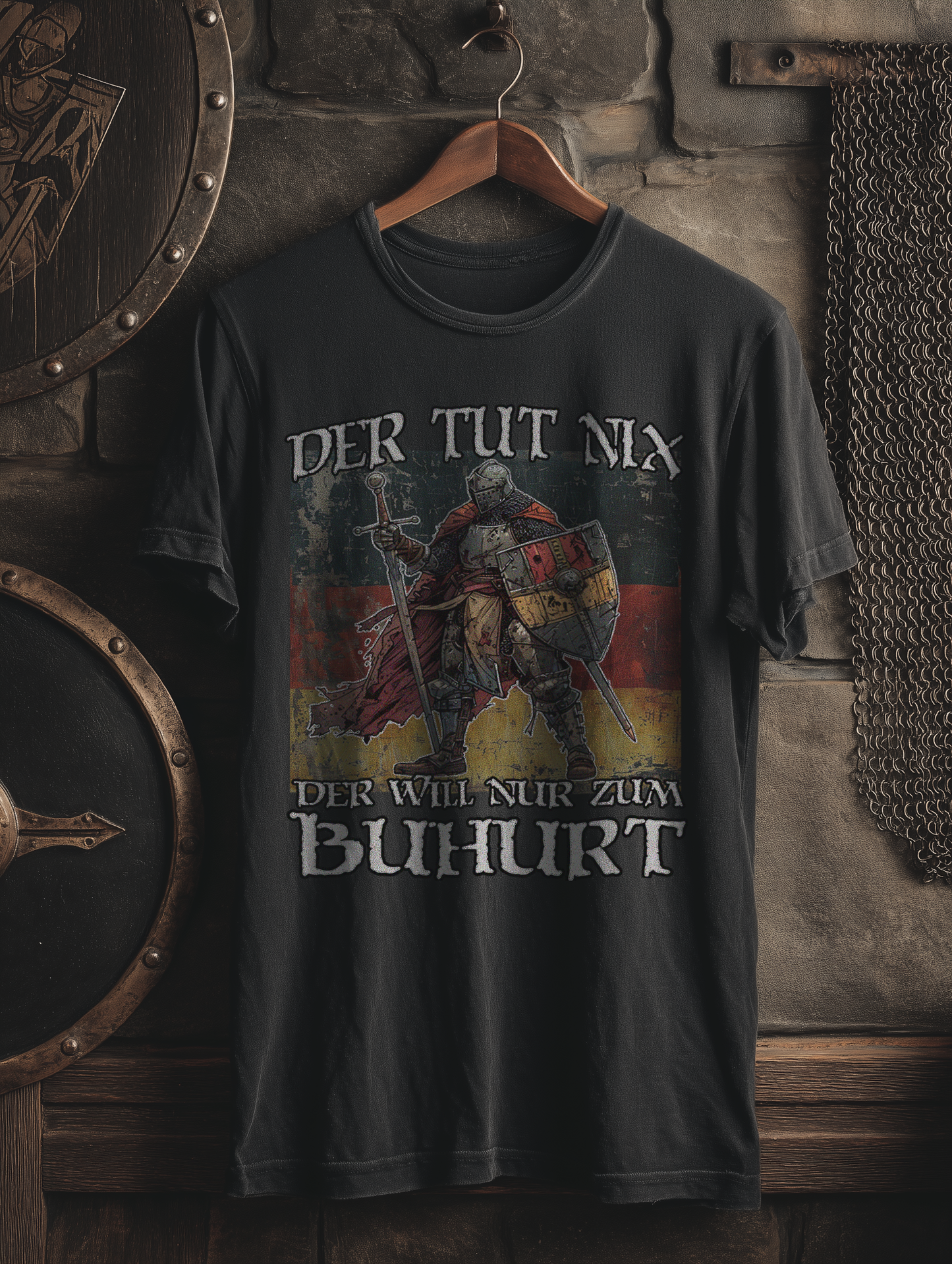 Buhurt Herren Premium T-Shirt | Der Tut Nix | Bouhourt Männer Shirt